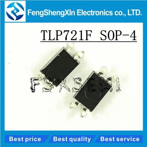 10pcs/lot TLP721 TLP721F P721 SOP4 patch switch power supply, photoelectric coupling device