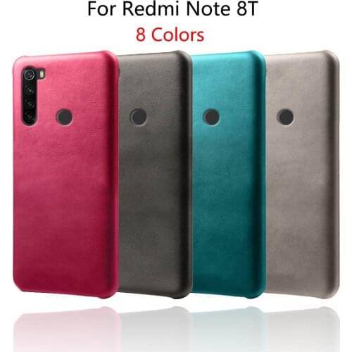 Redmi Note 8T Case Xiaomi Redmi Note 8T Luxury Protective Cover Vegan PU Leather case Anti-fall skin Shell for Redmi Note 8 Pro