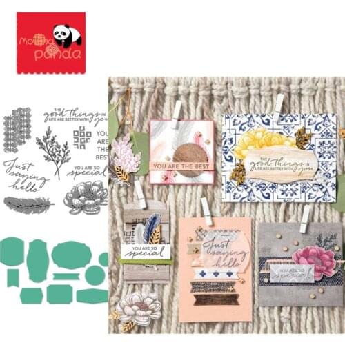 Flower Metal Cutting Dies and Stamps for card DIY Scrapbooking stencil Paper Craft Album template Dies
