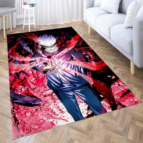 Jujutsu Kaisen Carpet Decora Home Bedroom Kitchen Anti-slip Mat Rug Doormat Aisle Floor Mat Bath Mats Doormat
