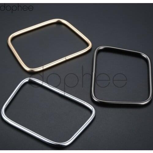 Dophee 1pc Metal Bag Handle Handbag Strap Purse Hardware Replacement Handmade Accessories