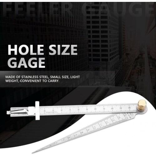 Welding Inspection Stainless Steel Thickness Gauge 1-15mm for Hole Inspection Measurement Tool