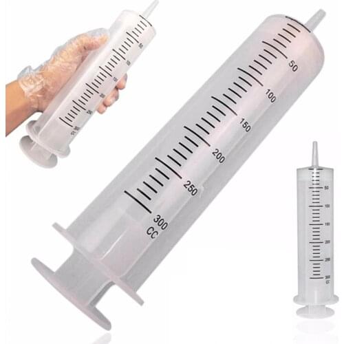 1Pc Portable 300ml Large Capacity Small Pet Puppy Feeder Water Milk Refill Syringe Pet Dog Cat Feeding Medicine Tool Pet Feeder