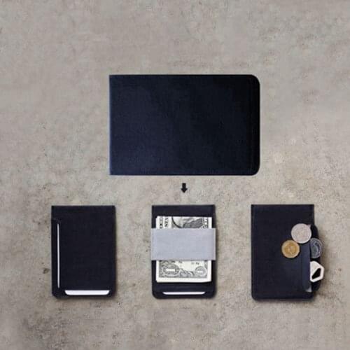 BiPtyDam Brand Men Slim Modular Wallet Detachable Demolition Magnetic ID Cash Card Holder Clip Portable Wallets Birthday Gifts