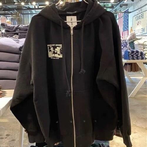 Oversize Girls Soft Hooded Jackets 2021 Spring Fashion Ladies Vintage Cotton Fleece Coats Street wear Women Warm Outerwear Chic