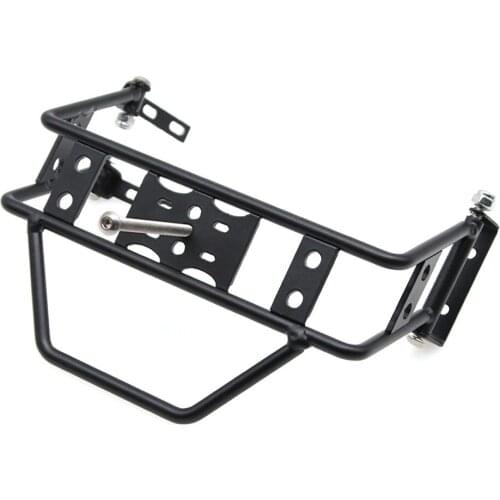 RC Car Metal Rear Bumper Spare Tire Frame for Wrangler TRX4 for Axial SCX10 90046 90047 Simulation RC Climbing Car Parts