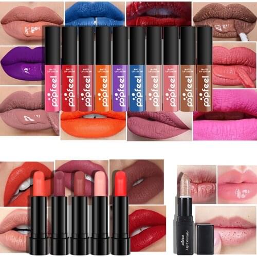 16Pcs Matte Lipstick Set Nutritious Velvet lip stick Red Tint Nude Women Lip Long Lasting High Pigmented Waterproof Lip Plumper