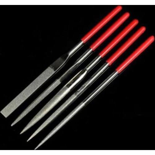 5pcs Metal Mini Needle File Set Handy Tools Ceramic Crafts DIY Wood Rasp File Needle Jewelry Polishing Carving Hand Tool Set