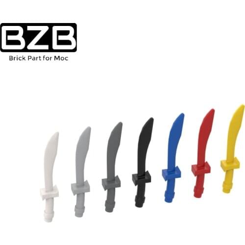 BZB MOC 25111 Damascus Knife High-tech Building Block Model Kids DIY Brick Parts Toys Technical Best Gifts