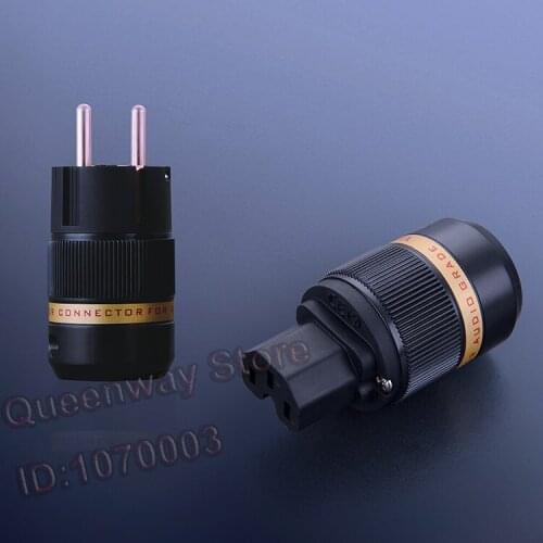 P-016 Viborg Pure Copper Eurpe Standard Power Plug HIFI Audio speaker Power Plug