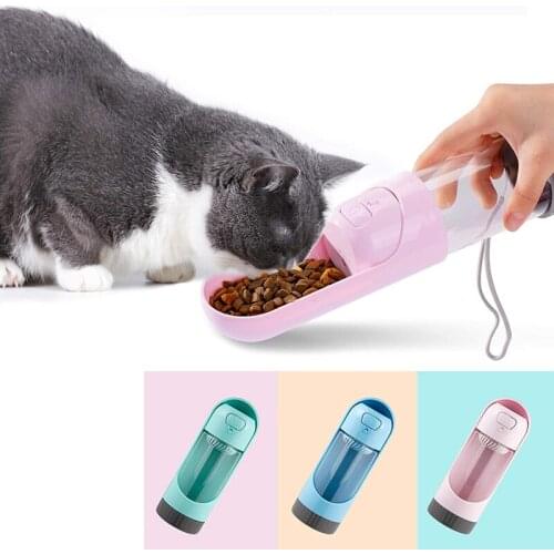 E Els Pet Portable Dog Water Bottle Bowl - Leak Proof Foldable Puppy Large Water Dispenser With Collapsible