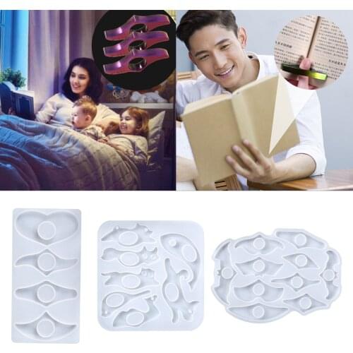 Silicone Thumb Ring Book Page Holder Resin Mold Bookmark Epoxy Molds Crystal Resn Casting Making Mould Jewellry DIY Craft Tool