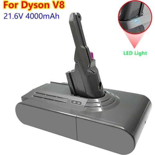 21.6V 4000mAh Li-ion Battery Replacement for Dyson V8 Battery, Compatible with Dyson V8 Absolute Cordless Handhold Vacuum Cleane