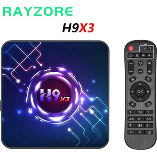 H9X3 Android 9.0 TV BOX 2020 Amlogic S905X3 4GB RAM 32GB 64GB ROM Media Player 2.4G 5G wifi Bluetooth 4K UHD Smart Set Top Box