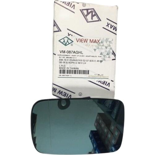 VİEW MAX - Door Mirror Glass-Left (for BMW:E46-E65-E66-E67-E69) (OEM No:51168247131)