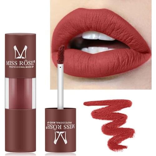Waterproof Long Lasting Matte Lipstick Nonstick Cup No Fading Moist Liquid Lip Gloss Sexy Nude Lip Makeup Women Makeup Maquiagem