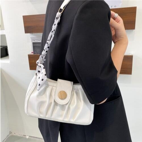 Female bag simple 2021 new fashion casual sense chain cross-body underarm bag designer handbags high quality cute side bag