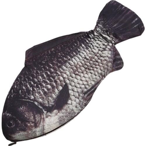 1PC Creative Fish Pencil Box Large Capacity Pen Case School Gift Fun Fountain Pen Bag School Supplies Home Storage Bag