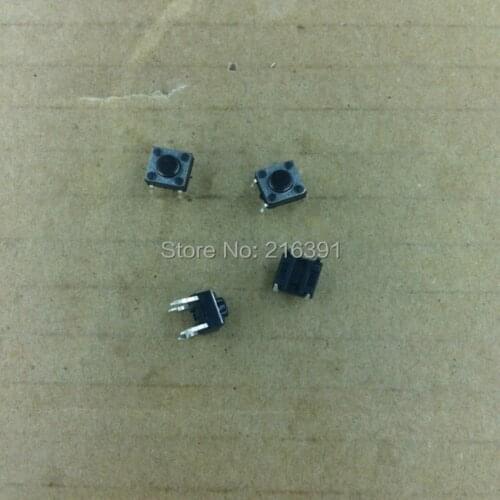 100pcs/Lot 6*6*5mm Tactile Push Button Switch 6*6*5 light touch key Miroswitch