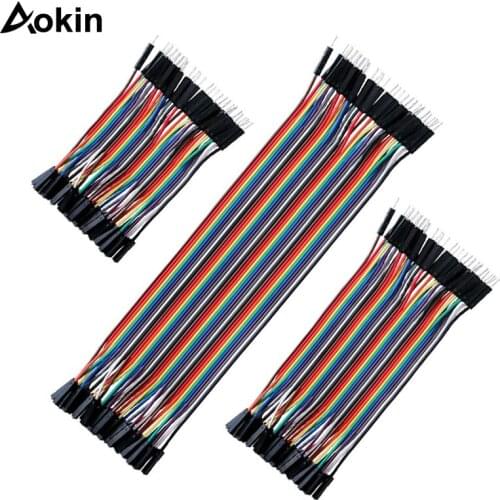 120pcs Dupont Wire Jumper 40pin Male to Female 10cm/20cm/30cm for Arduino Breadboard/Based/DIY/ Raspberry Pi 2 3 Ribbon Cables