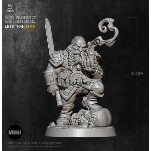 45mm Resin model kits hunter self-assembled TD-2368