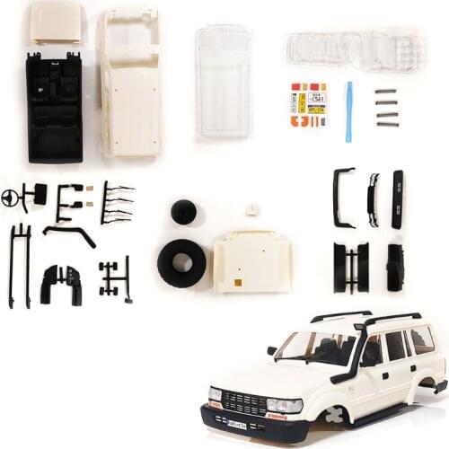 C5AA Children 4WD Land Cruiser Toy DIY Assembly Parts for WPL CB05 1/16 RC Car