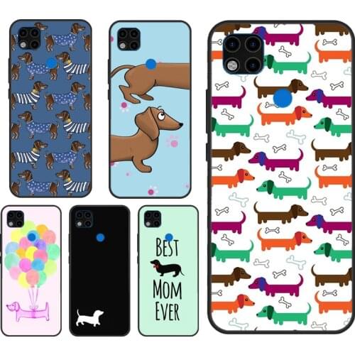 Dachshund Teckel Dackel Dog Case For Xiaomi Redmi Note 10 Pro 9 Pro 8 7 9S 8T K40 Redmi 9 9A 9C 7A 8A 9T Cover Funda