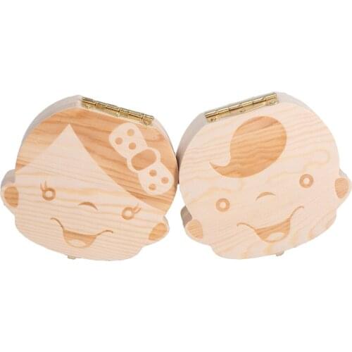 Wooden Baby Deciduous Tooth Box Replacement