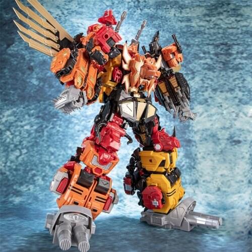 Jinbao Transformation Predaking Oversized The Sharp Claws Divebomb Headstrong Tantrum Rampage 5 in1 Action Figure Toys