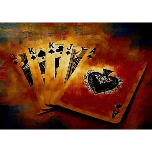 Cards Giant Art Film Print Silk Poster Home Wall Decor 24x36inch