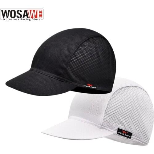 WOSAWE MOTO Motocross Helmet Inner Cap Headwear Motorcycle Headgear Running Riding Hat Cycling Cap Breathable Outdoor Sports
