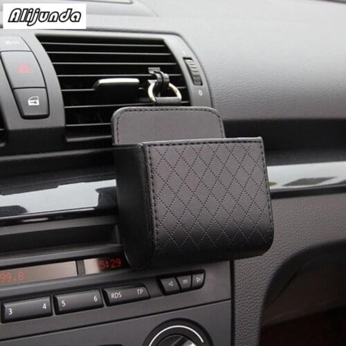 Car Organizer Box Bag Air Outlet Dashboard Hanging Leather Box for Cadillac XTS SRX ATS CTS/Renault Koleos Fluenec Latitude