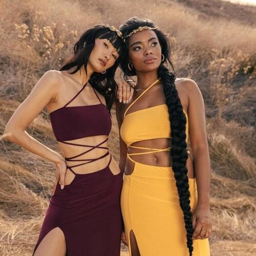 Summer Light Dress Suits Women Sets Tracksuit Conjuntos De Mujer Robe Ensemble Jupe Et Haut Femme Halter Top Faldas Larga Skirts