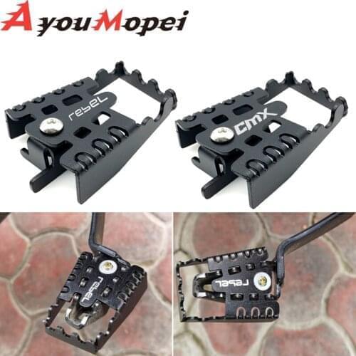 Motorcycle Accessories Anti Skid Pedal Brake Pedal For Honda CMX 500 300 Rebel500 Rebel300 CMX500 CMX300 Rebel 500 300