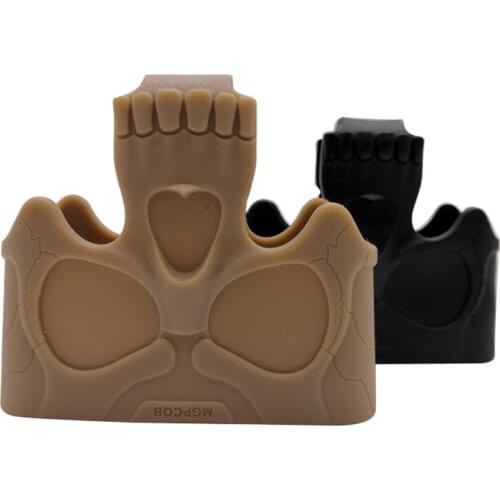 NATO 7.62 Cage Fast Mag Rubber Loops Skull Magazine Holder For Airsoft M4/16 M14 Hunting Accessories Holster