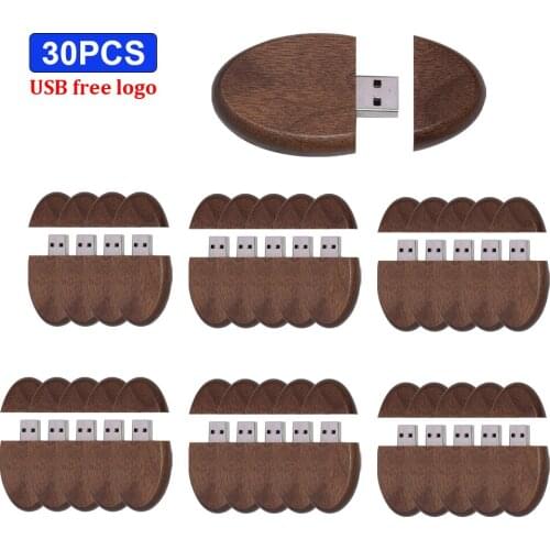 Bulk 30pcs free logo USB 128gb Flash Drive 64GB 32GB 16GB 8GB Pen Drive Flash wooden usb 2.0 flash Drive memory Stick cel usb