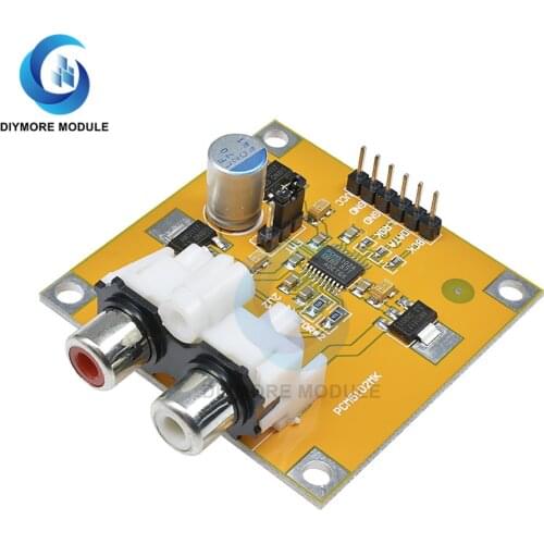 PCM5102 Audio Decoder DAC Module DC 5V-10V I2S Input 32Bit 384K Music Player Filter For Raspberry Pi