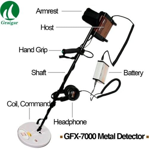 GFX7000 Long Range Underground Metal Detector Gold Silver Copper Mining Finder High Performance Metal Detector