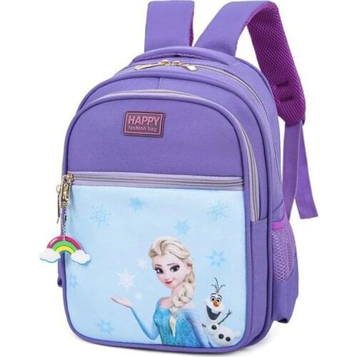 Disney Kids bag Frozen Kindergarten Backpack Children Cartoon School Bags Princess Schoolbags Satchel For Boys Girls
