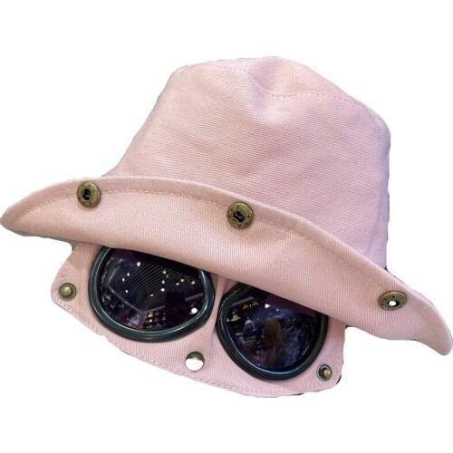 Bucket hat панамы women sunmme Personalized glasses basin hat hip-hop hip-hop casual hats sun-shading sun hat2020