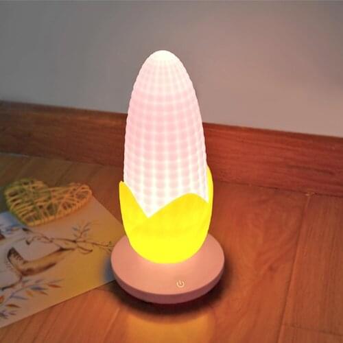 Led corn atmosphere light USB charging rea lighing color lamp creative indoor decoration bedroom bedside lamp lighting