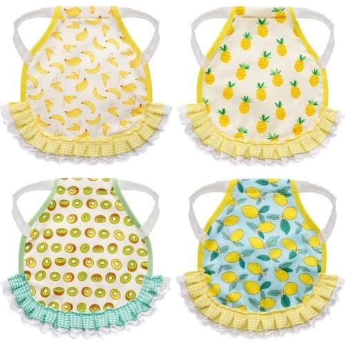 4 Pack Chicken Saddles Fruit Pattern Summer Chicken Jacket Straps Hen Apron Poultry Protector