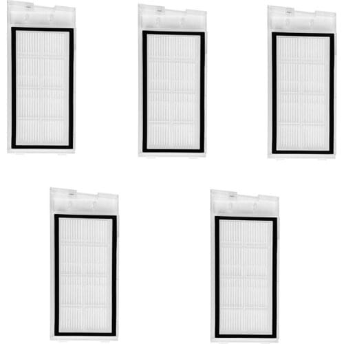 5Pcs For ROIDMI EVE Plus Robot Vacuum Cleaner HEPA Filter Home Robot Vacuum Cleaner Accessories