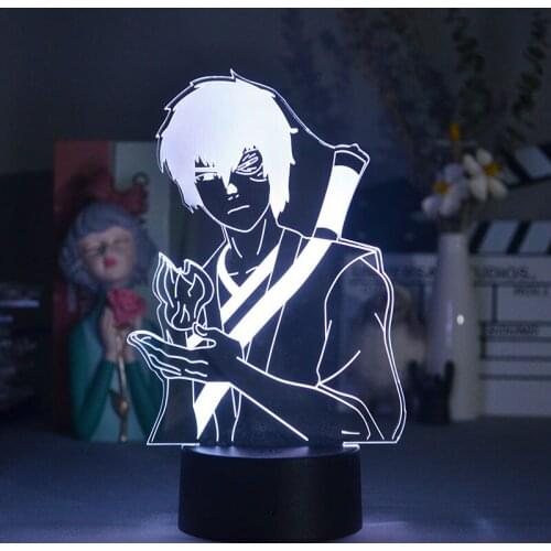 Acrylic 3D Desk Lamp Bedside LED Night Light Anime Nightlight Bluetooth Base Slay Room Party Decor APP Control Fans Kids Gift