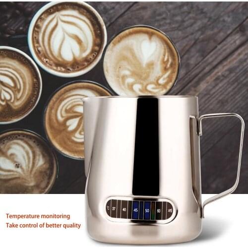 600ml Milk Jug Kitchen Accessories Stainless Steel Frothing Latte Pitcher Milk Coffee Cup Kitchen Tool Coffee Accessories