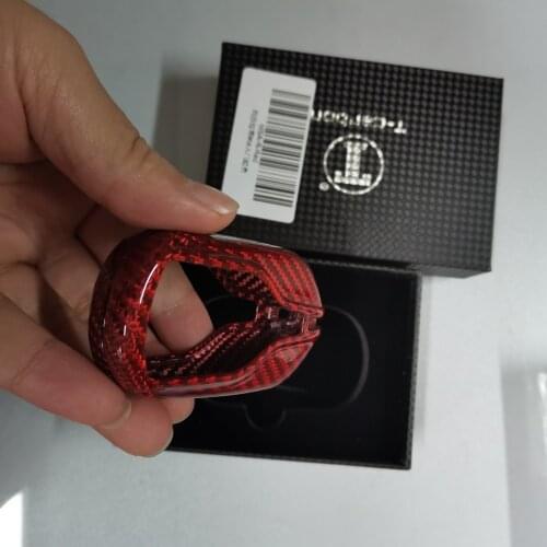 Real Carbon Fiber Car Key Case Shell Cover for Maserati Quattroporte Ghibli GranTurismo Levante GranCabrio Spyder Coupe