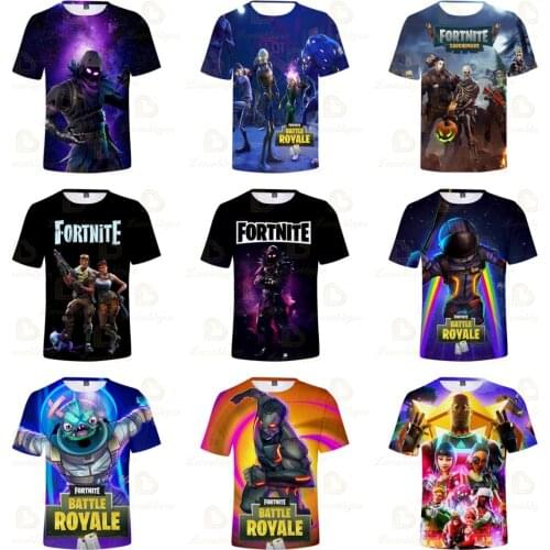 Fortnite 3 To 14 Years Spike Victory Kids T-shirt Battle Royale 3D Print Tshirt Boys Girls Cartoon Jacket Tops Teen Clothes