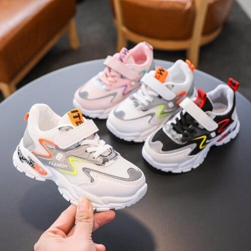 2021 Autumn Children Shoes Comfortable Kids Shoes For Girl Fashion Running Sneakers Kids Shoes Girls Chaussure Enfant