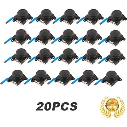 20Pcs/Lot 3D Joystick for Nintend Switch NS Joy Con Left Right Analog Sticks Replacement for Joy Stick Controller Accessories