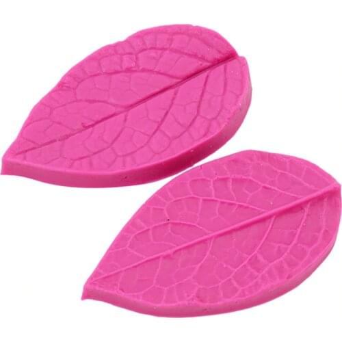 2PC\set Food Grade 3D Petal Leaf Shaped Silicone Lace Cake Mold Cake Decoration Tools Fondant Sugarcraft Embossed Cake Mold